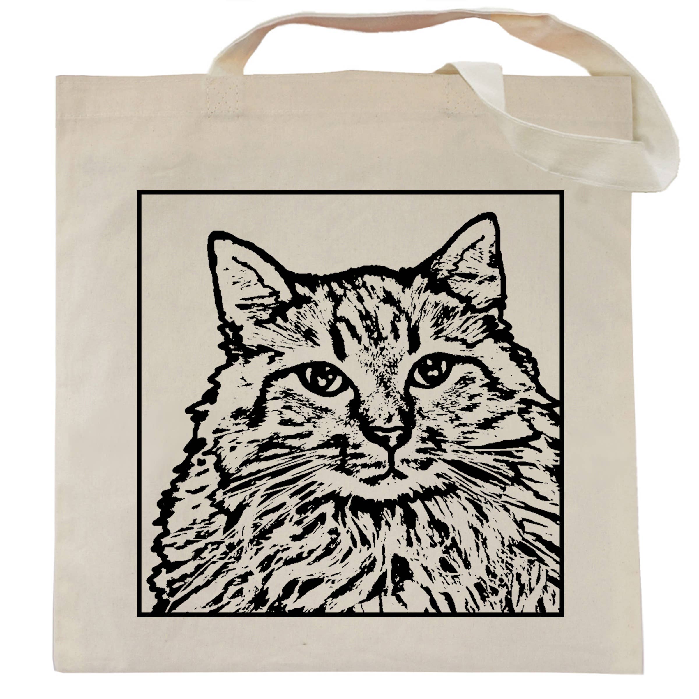 Spicy Kitten Designs - Wholesale Tote Bag - Women's - Melanie the Maine Coon Cat Tote Bag4