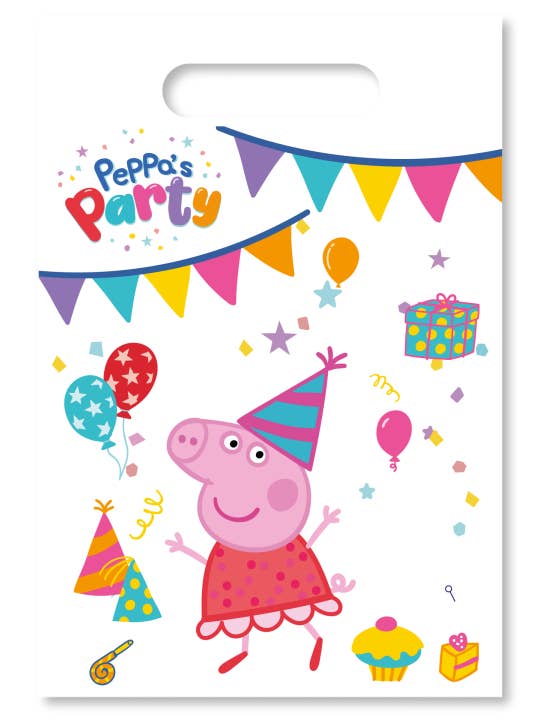 6 Borsa Rettangolare Peppa Pig per la vendita all'ingrosso da parte di Fiestora