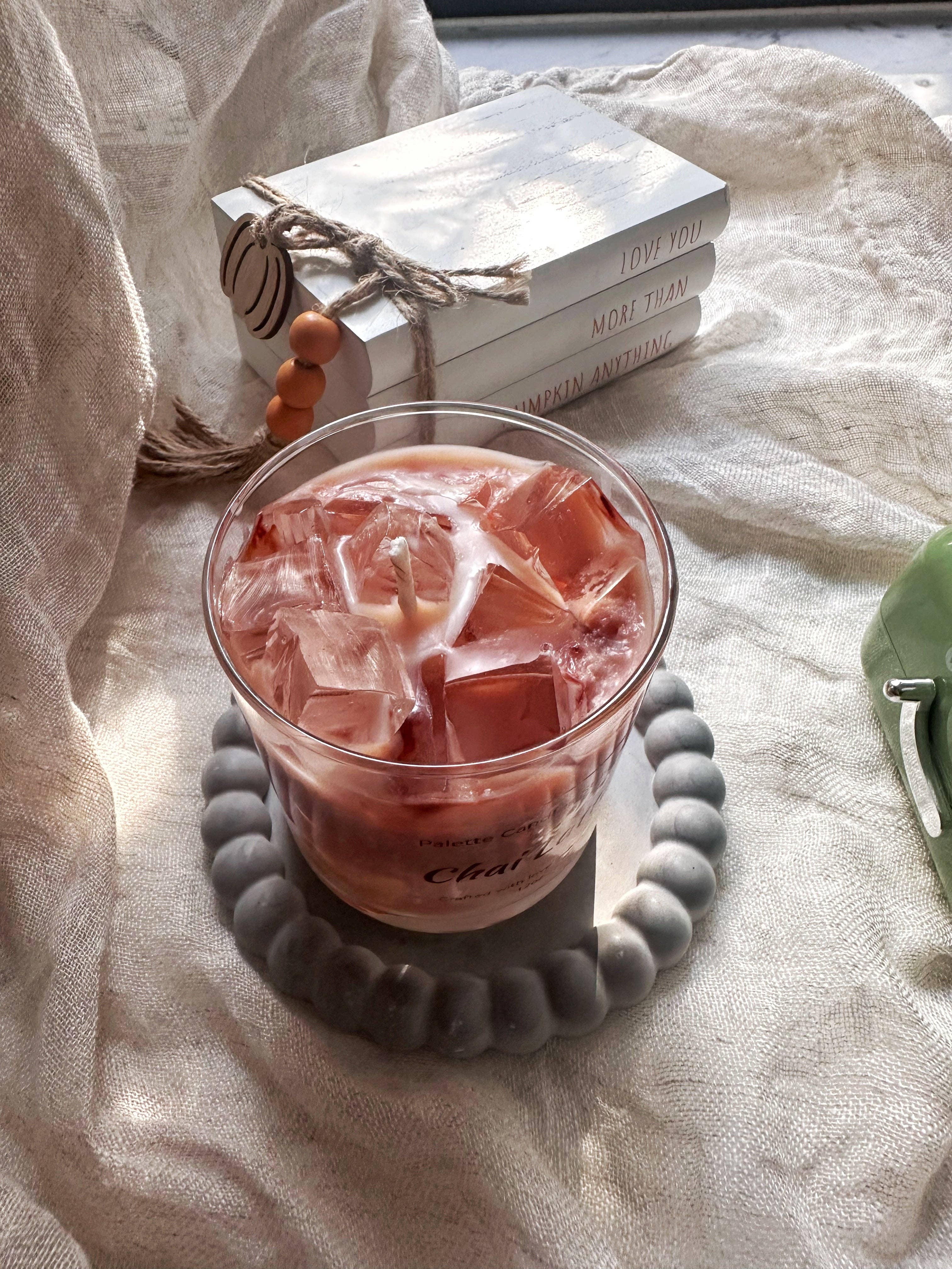 Palette Candles - Vente Bougie en bocal - Bougie à café glacé au latte2