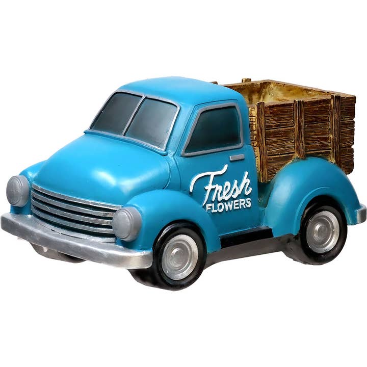 Blue Truck Flower Pot for wholesale by Spoontiques, Inc