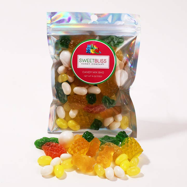 Sweet Bliss Candy Company - Wholesale Gummy - MINI PINA COLADA PASSION CANDY MIX BAG1