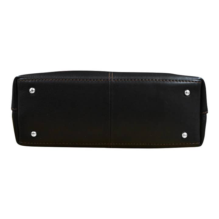 Nero/Toffee 6686 Borsa a Tracolla Hobo con Nappa in vendita all'ingrosso su Faire4