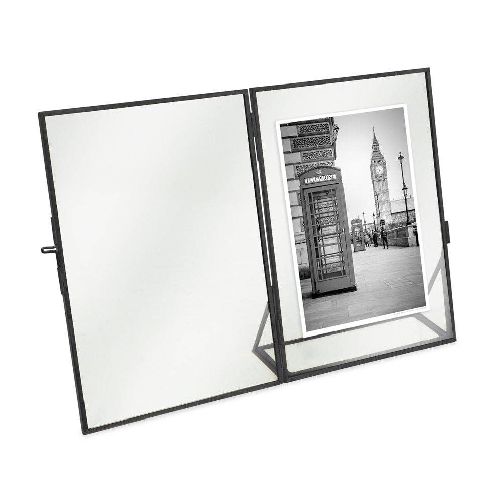 Isaac Jacobs International – Moldura por atacado – Porta-retrato metálico Isaac Jacobs com fecho tipo relicário e base13