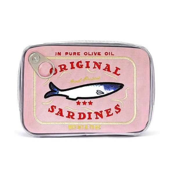 1st Allie - Wholesale Makeup/Cosmetic Bag - Sardine's Tin Can Gift Cosmetic Bag