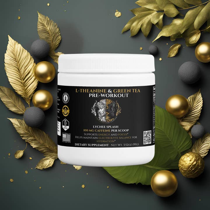 Stronger For Longer – wholesale Protein-/superfoodpulver – L-teanin & grönt te före träning: 100 mg koffein per skopa
