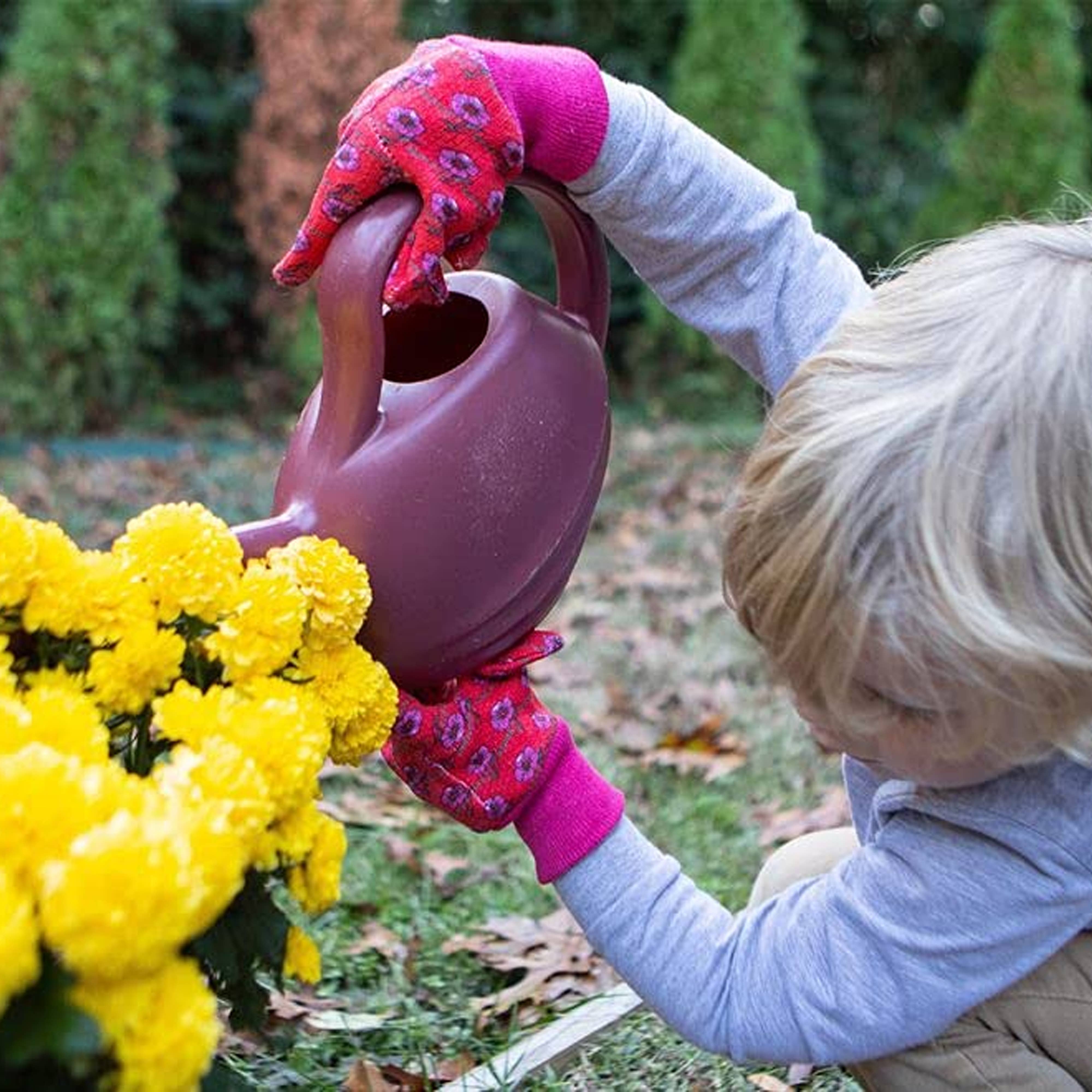 G & F Products - Wholesale Garden gloves - Kids Garden Gloves, Soft Cotton, Dirt-Resistant, 3 Pairs3