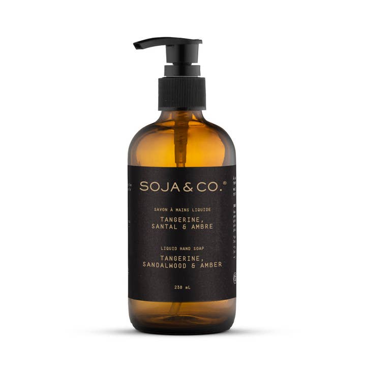 SOJA&CO.® - Wholesale Hand Soap/Wash - Liquid Hand Soap | Tangerine, Sandalwood & Amber0