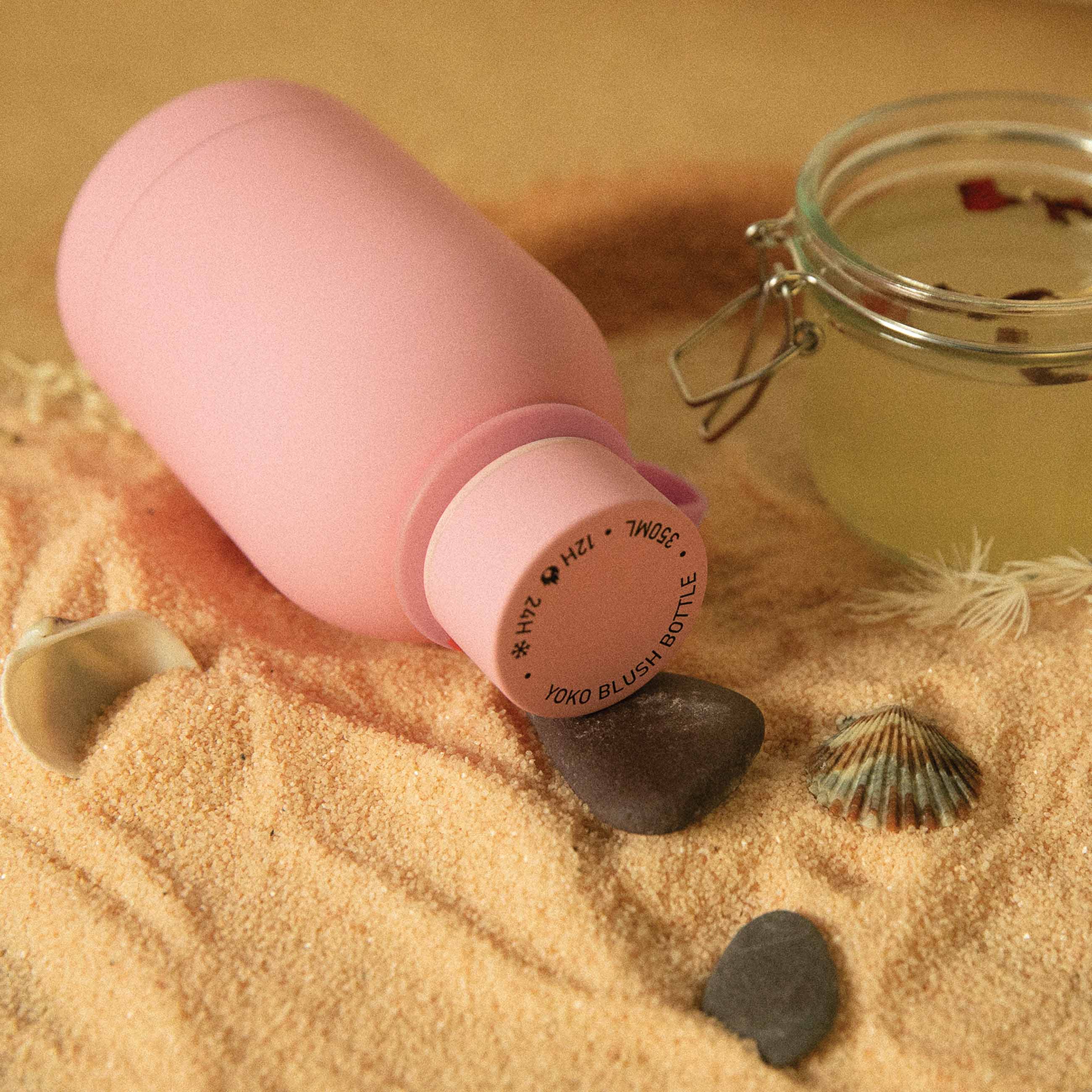 YOKO DESIGN – wholesale Water bottle – Insulated bottle - Blush - Ceramic - Cosmopolitan - 350ml2