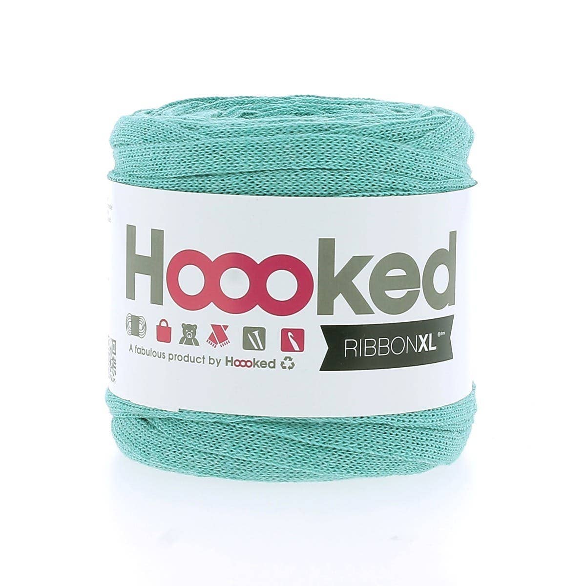Hoooked Yarns - Vendita all'ingrosso Lana - Filo di tessuto riciclato Ribbon XL 125 g57