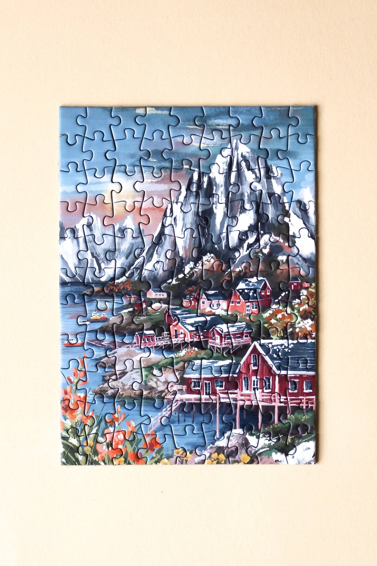 Piecely Puzzles – wholesale Puzzle – Adult – Mini-Puzzle Lofoten Norway, 99 pieces2