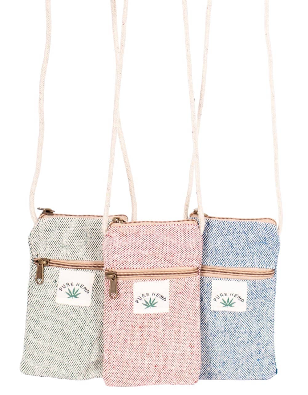 Kimago Look - Wholesale Crossbodytas - Uniseks - Eco-vriendelijke hennep telefoonhoes | Unisex crossbody tas0