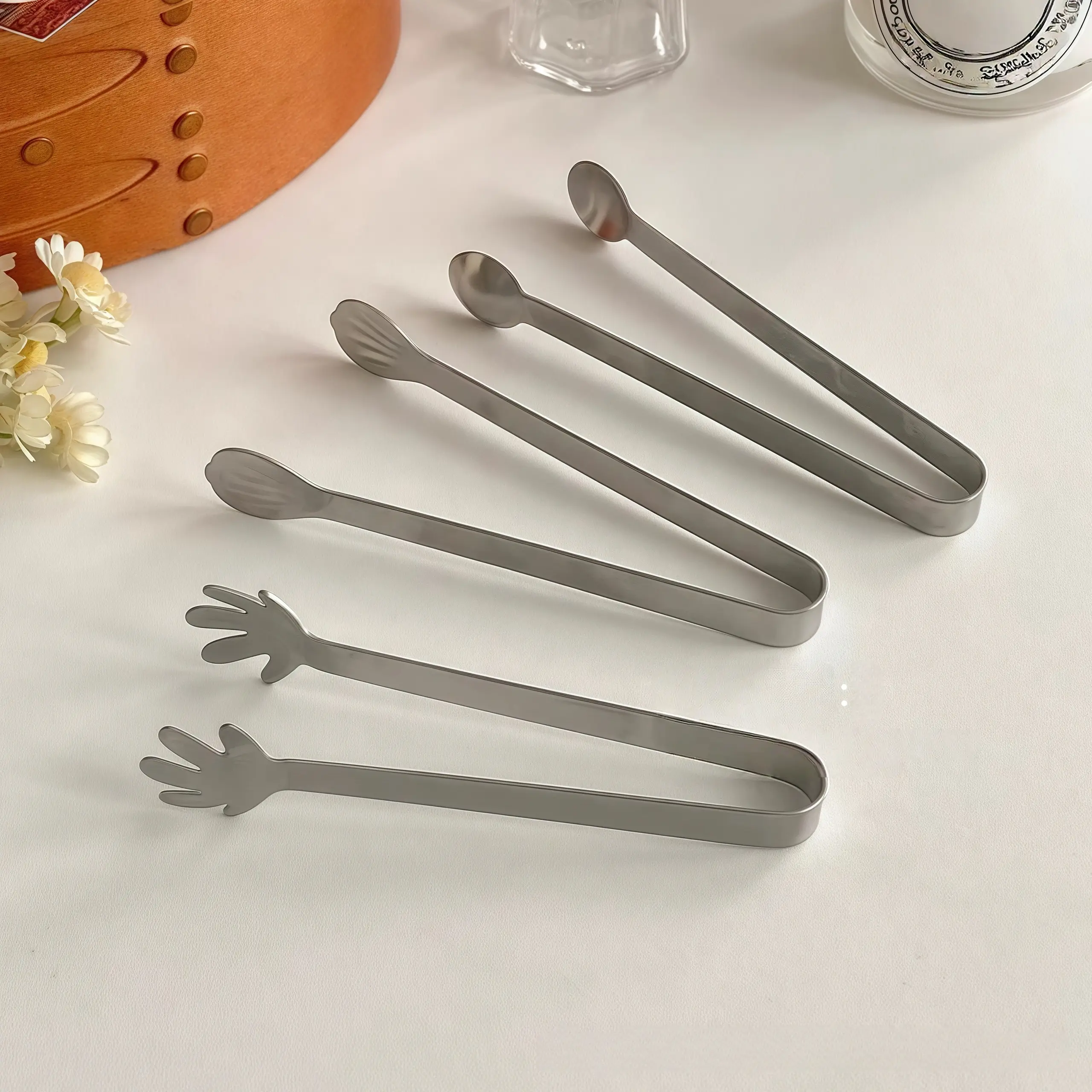 Otterware - Wholesale Kitchen Tong - Novelty Mini Snack Tongs (Stainless Steel, 3 Styles)10