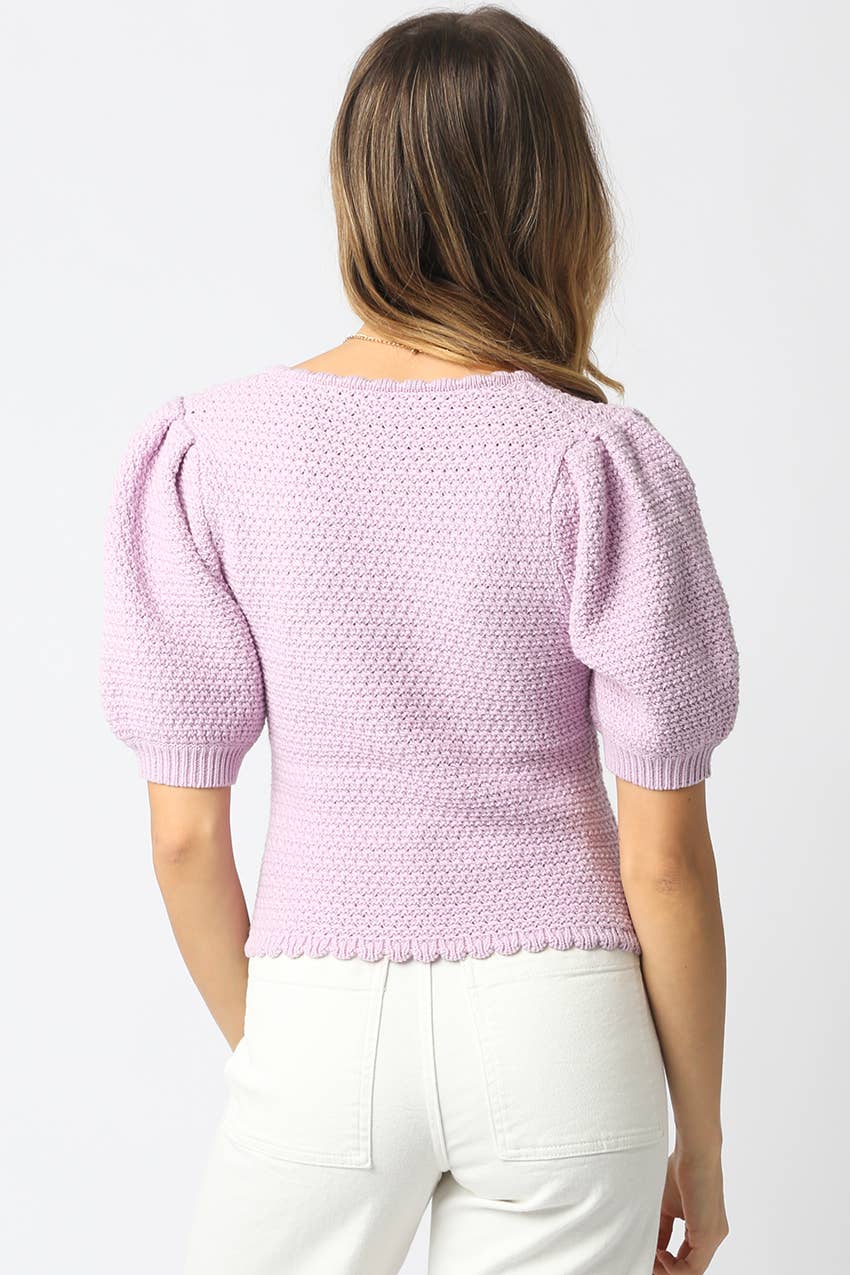 Olivaceous - Wholesale Knit Top - Women's - Liz Tie Front Knit Top7