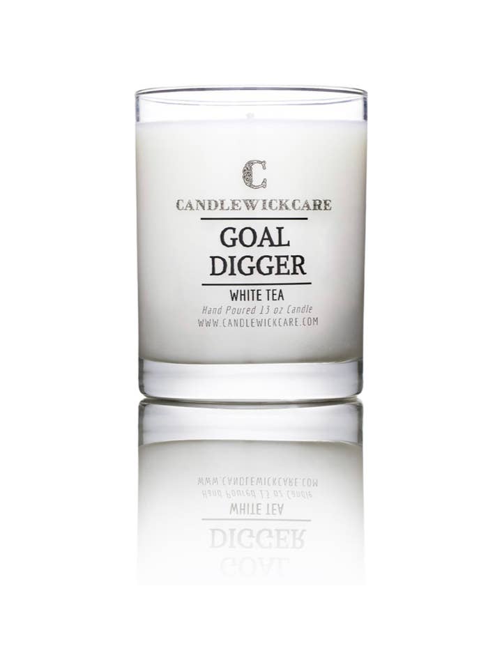 Bougies parfumées CandlewickCare Goal Digger (13 oz) pour la vente par CANDLEWICKCARE