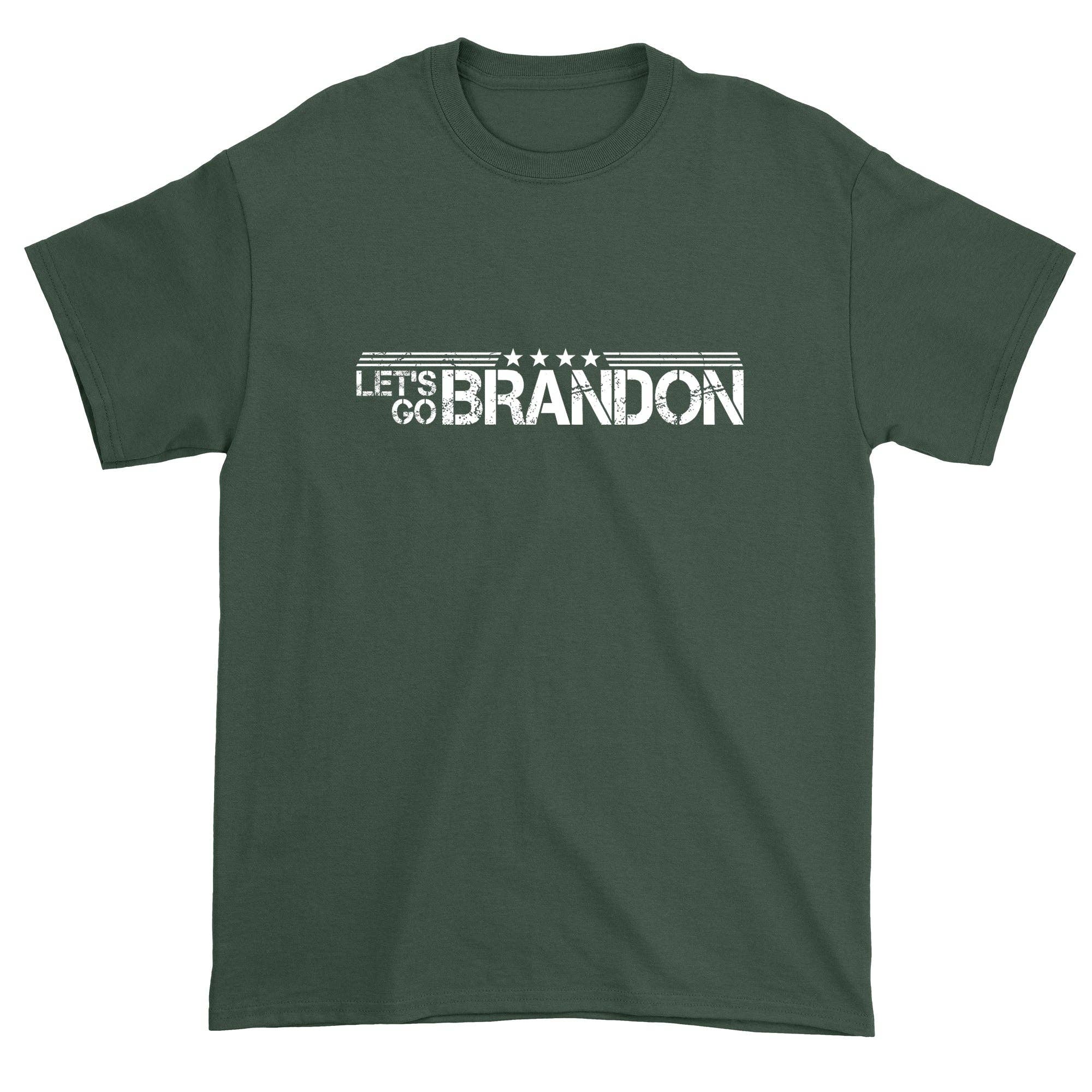 Ferocitees - Wholesale Screen Printed T-Shirt - Men's - Let's Go Brandon Men's T-Shirt2