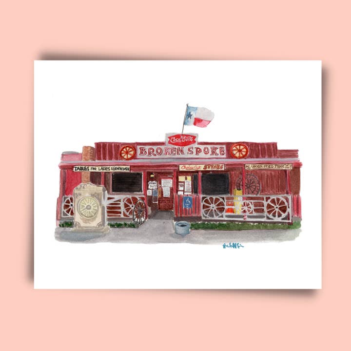 Broken talte Print for engroshandel hos EstellaHannah