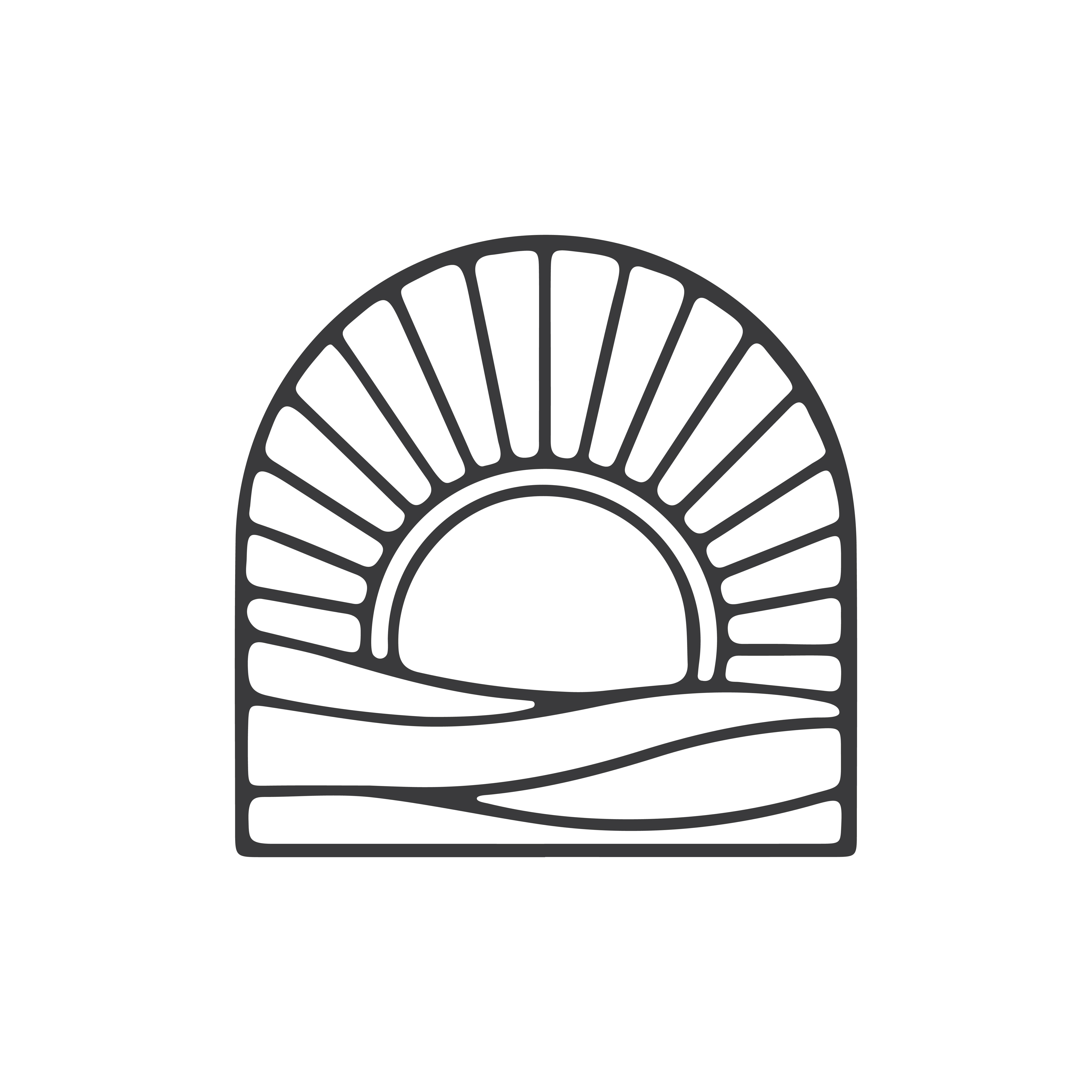 By WOOM - Wholesale Wall Accent - FRAMED  |  Sun & Sea  |  28,5 x 28,5 cm0