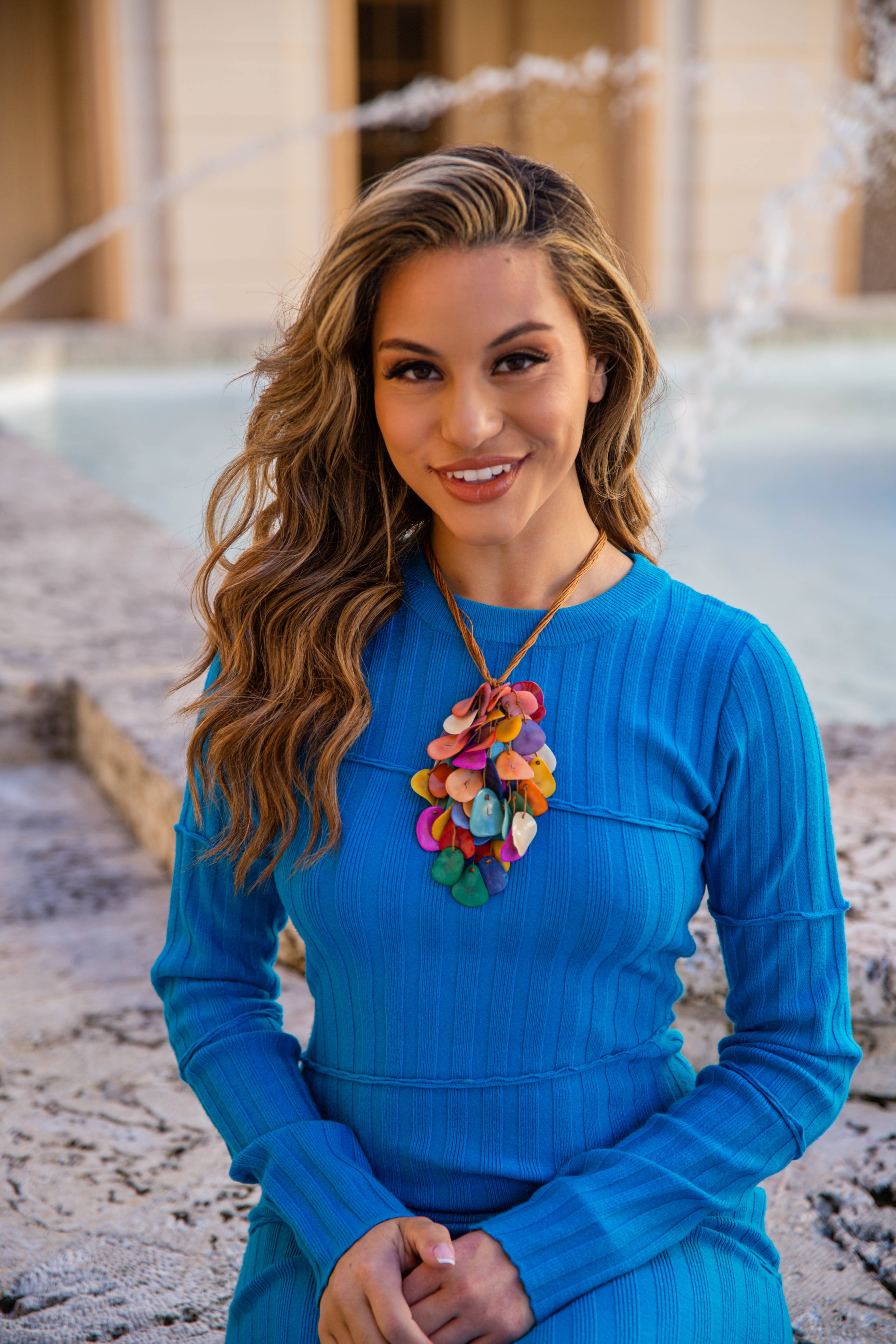 Organic Tagua Jewelry – Engroshandel Halskæde med store vedhæng – Carter halskæde6