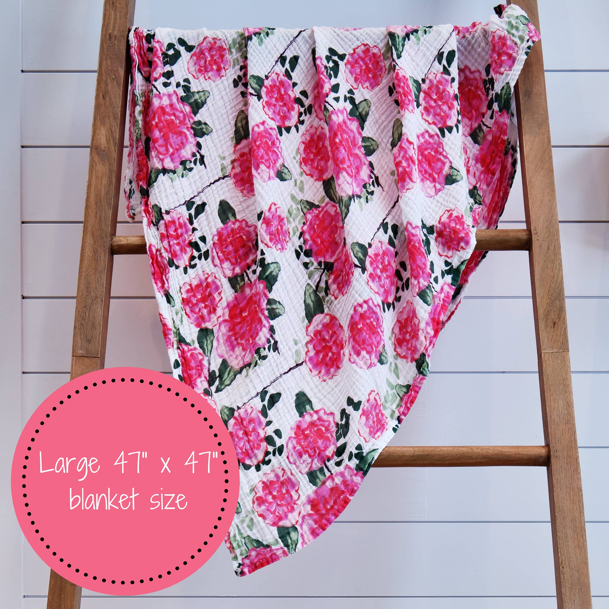 LollyBanks – wholesale Swaddle – Baby – Live Life in Full Bloom Baby Muslin Swaddle Blanket6