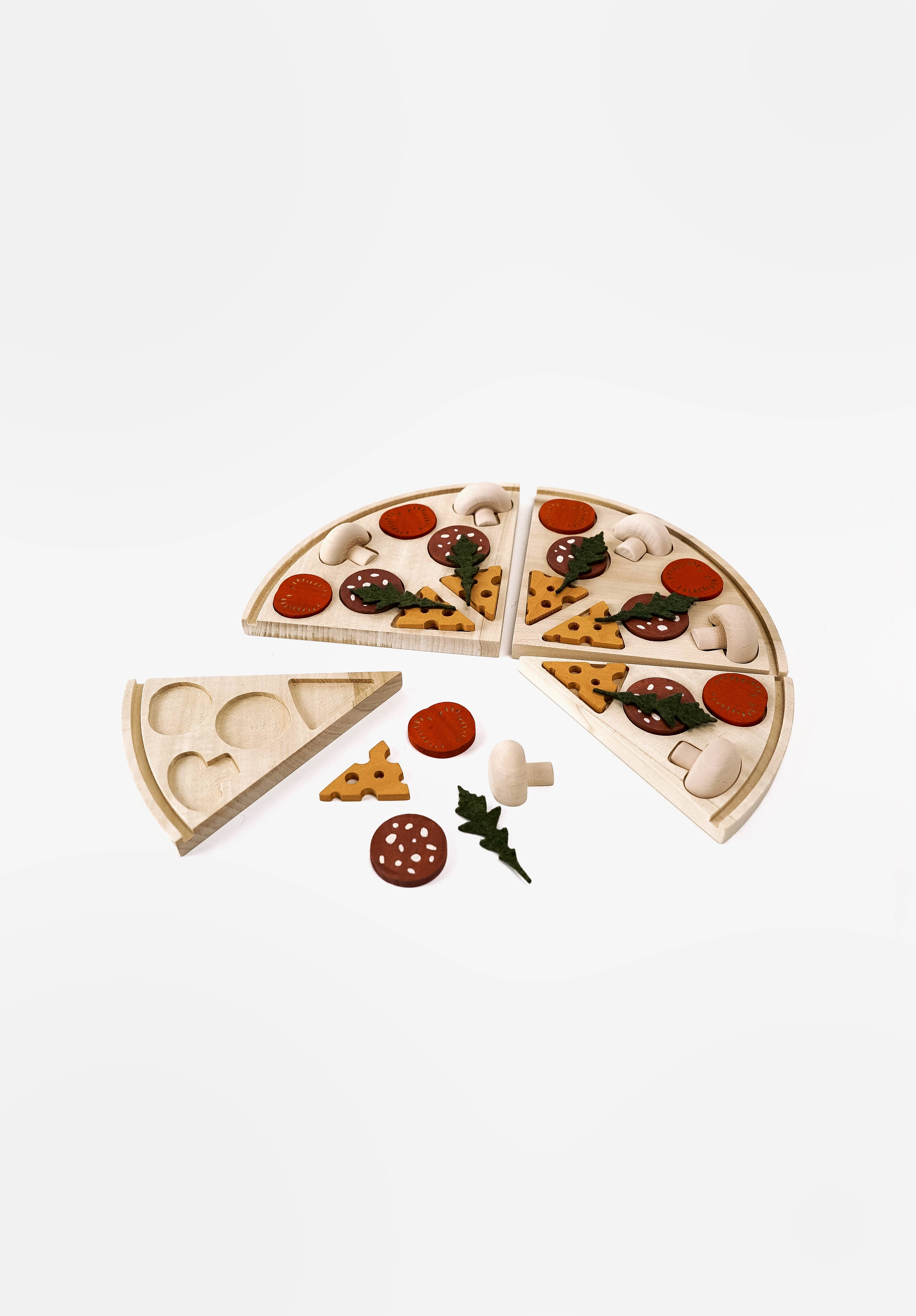 SABO concept - Wholesale Wood Toy - Kids - Wooden Pizza Toy1