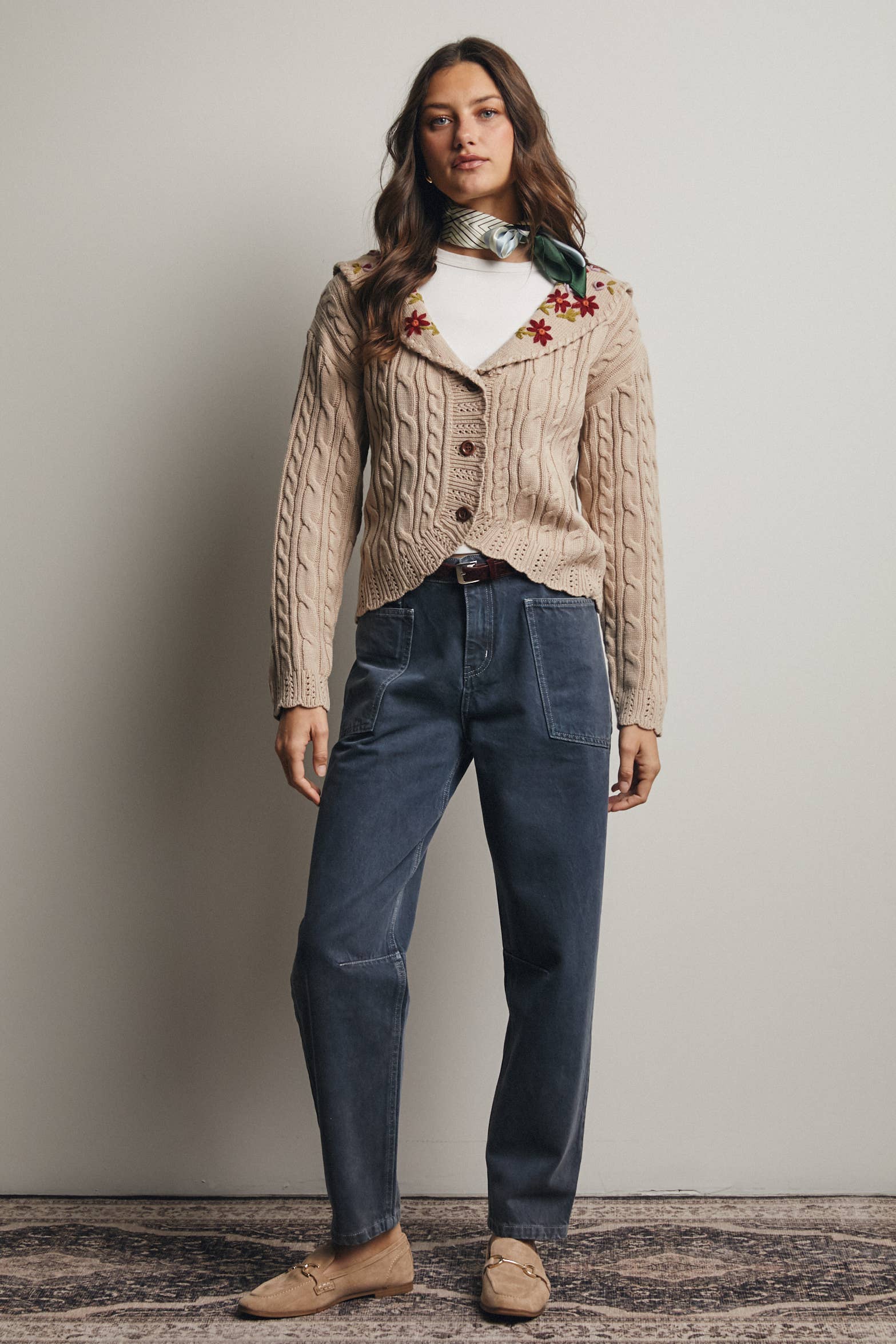 Forte - Wholesale Jeans - Women's - High Rise Barrel Utility Jeans FP0004 19