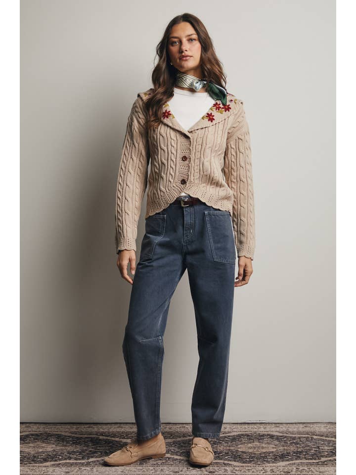 Forte - Wholesale Jeans - Women's - High Rise Barrel Utility Jeans FP0004 19