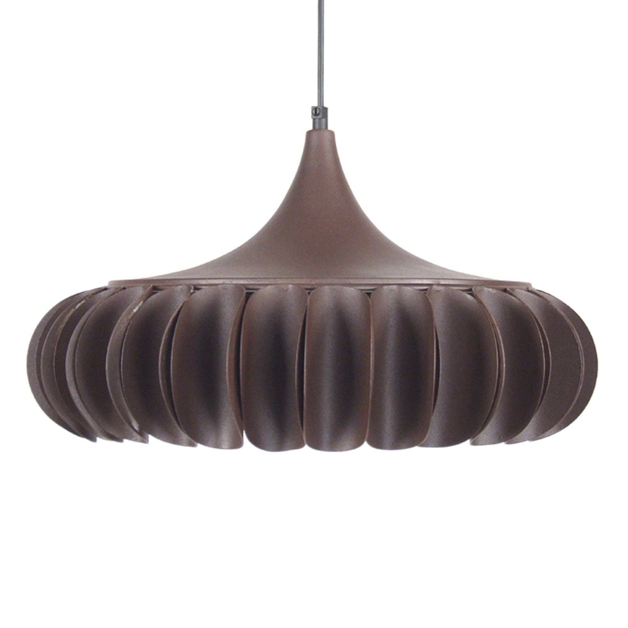 Tosel Shop - Wholesale Chandelier/Hanging Light - TIAGO 400 S - Brown Metal Chapel Suspension0