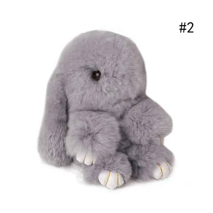 Buddha Yoga - Vendita all'ingrosso Portachiavi - Donna - Giocattolo portachiavi con pompon a forma di coniglio carino Halloween2