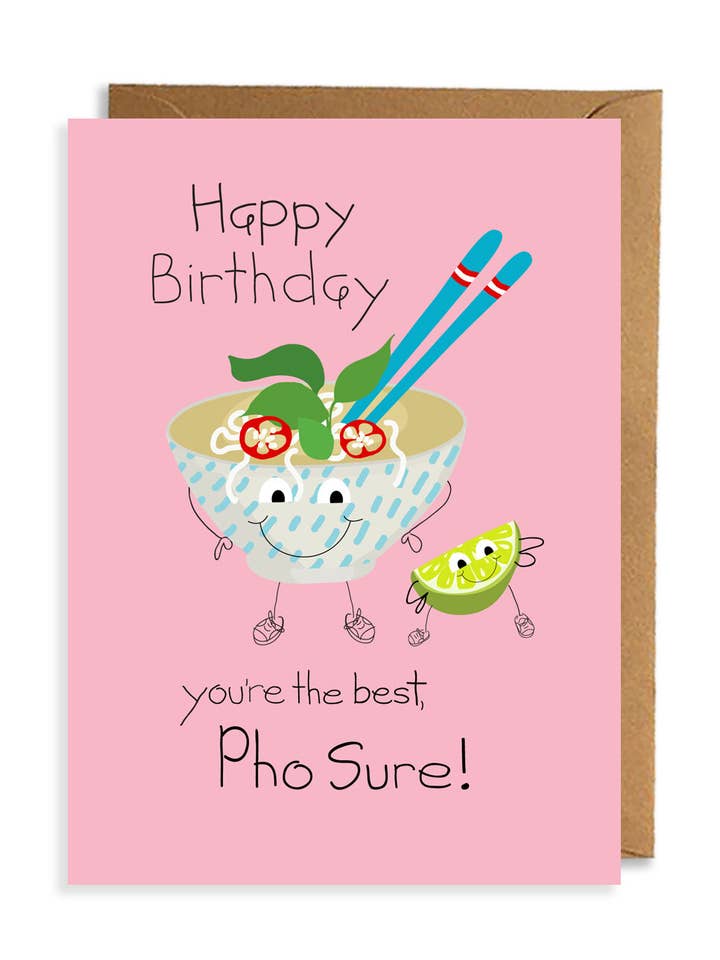 Best Pho Sure' Birthday Card for wholesale by Bexi Cards Stationery