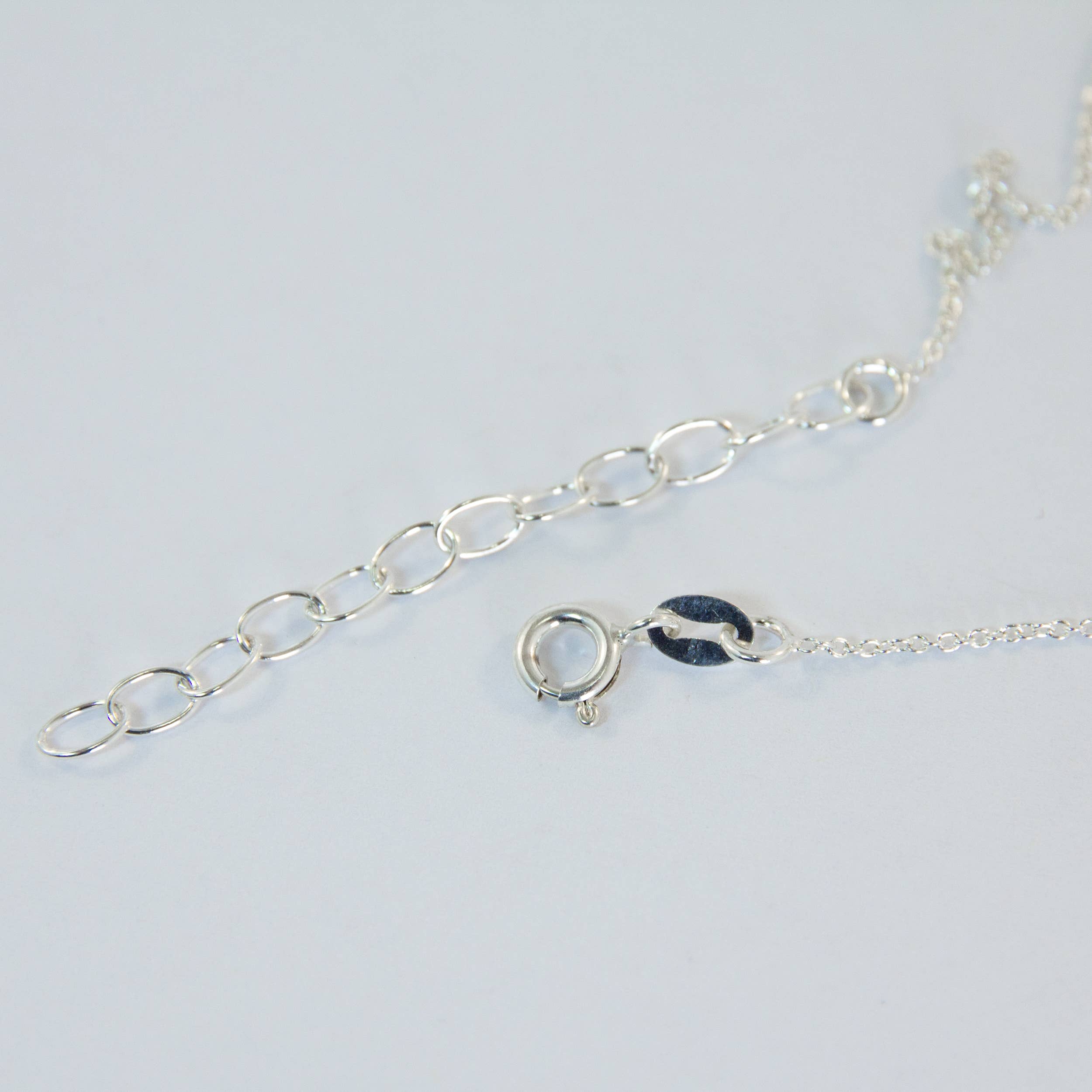 Ajmer by Jodi - Wholesale Link & Chain Necklace - Adjustable 16-18 inch sterling silver cable chain4