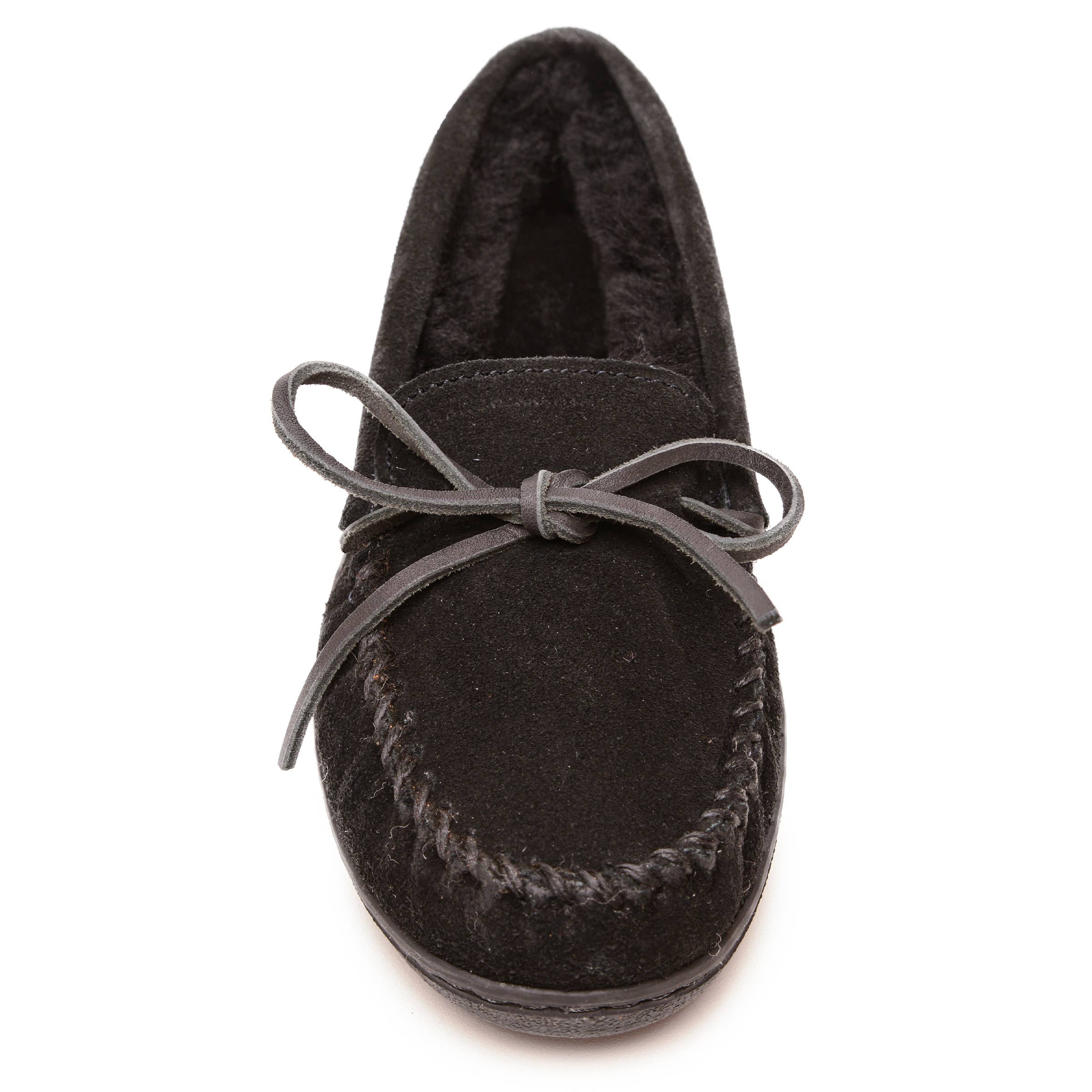 Minnetonka - Wholesale Slippers - Women's - Women's Suede Cozy Sheepskin Lined Hardsole Slippers8