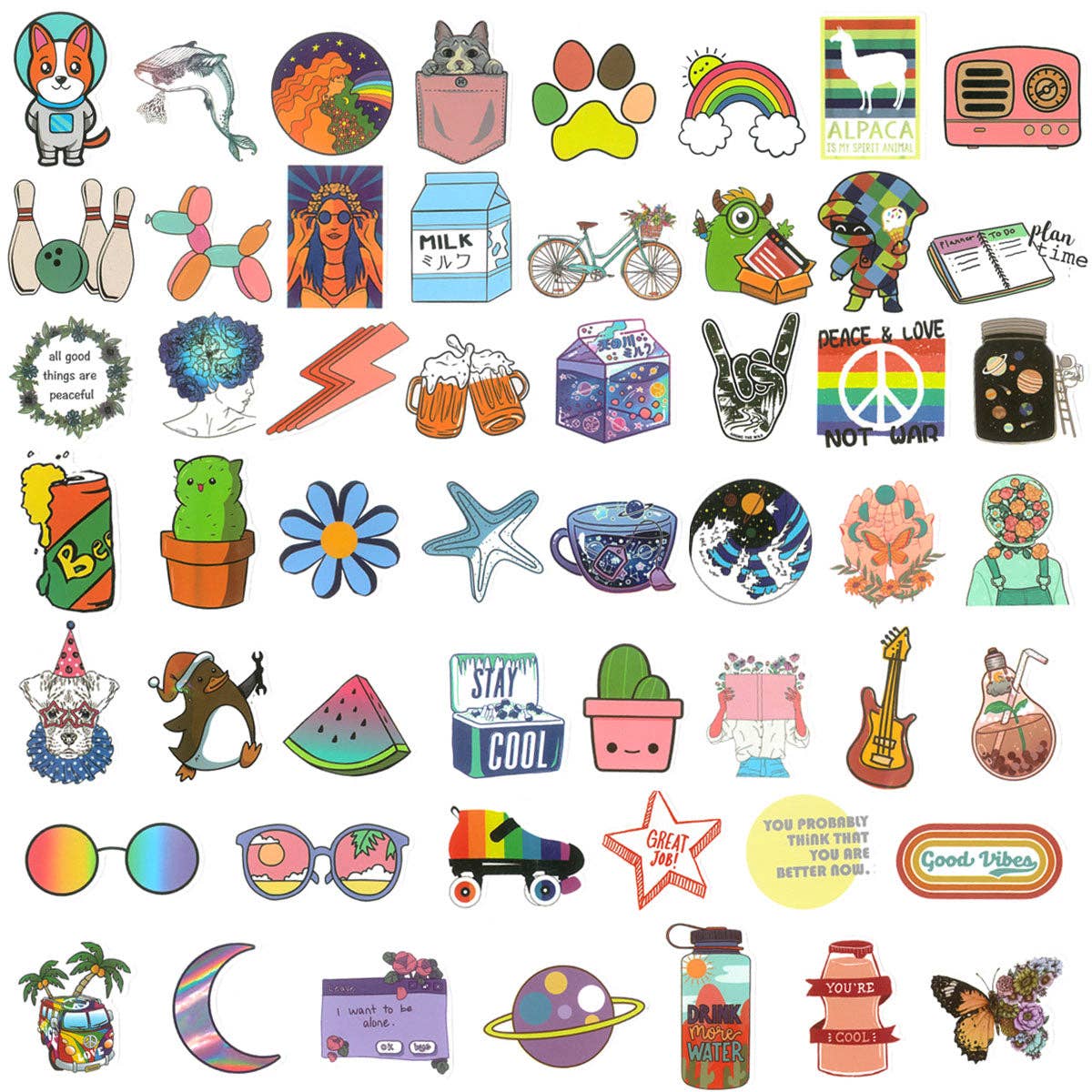 Wrapables.com - Wholesale Sticker - Wrapables Waterproof Vinyl Stickers for Water Bottles1