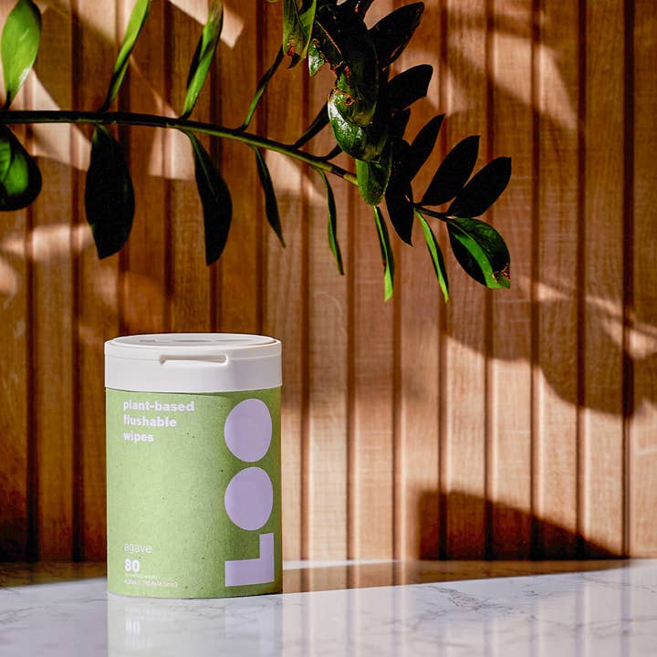 LOO - Wholesale Face & Body Wipes - Agave Flushable Wipes, 100% Plant-Based and pH Balanced3