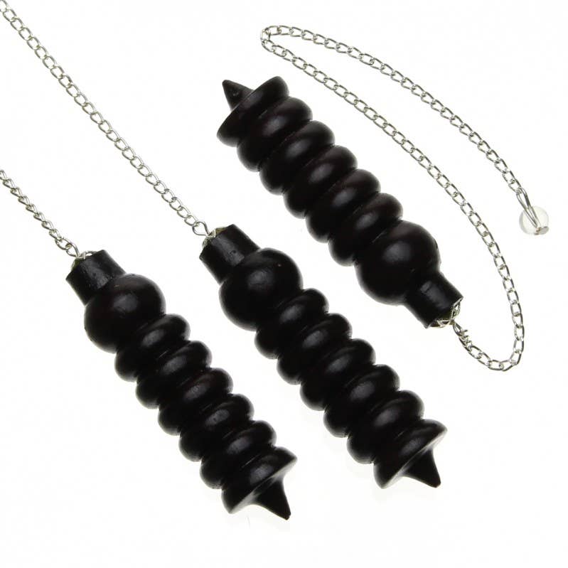 UniArt - Wholesale Spiritual Stone/Crystal - Wooden emitting pendulum1