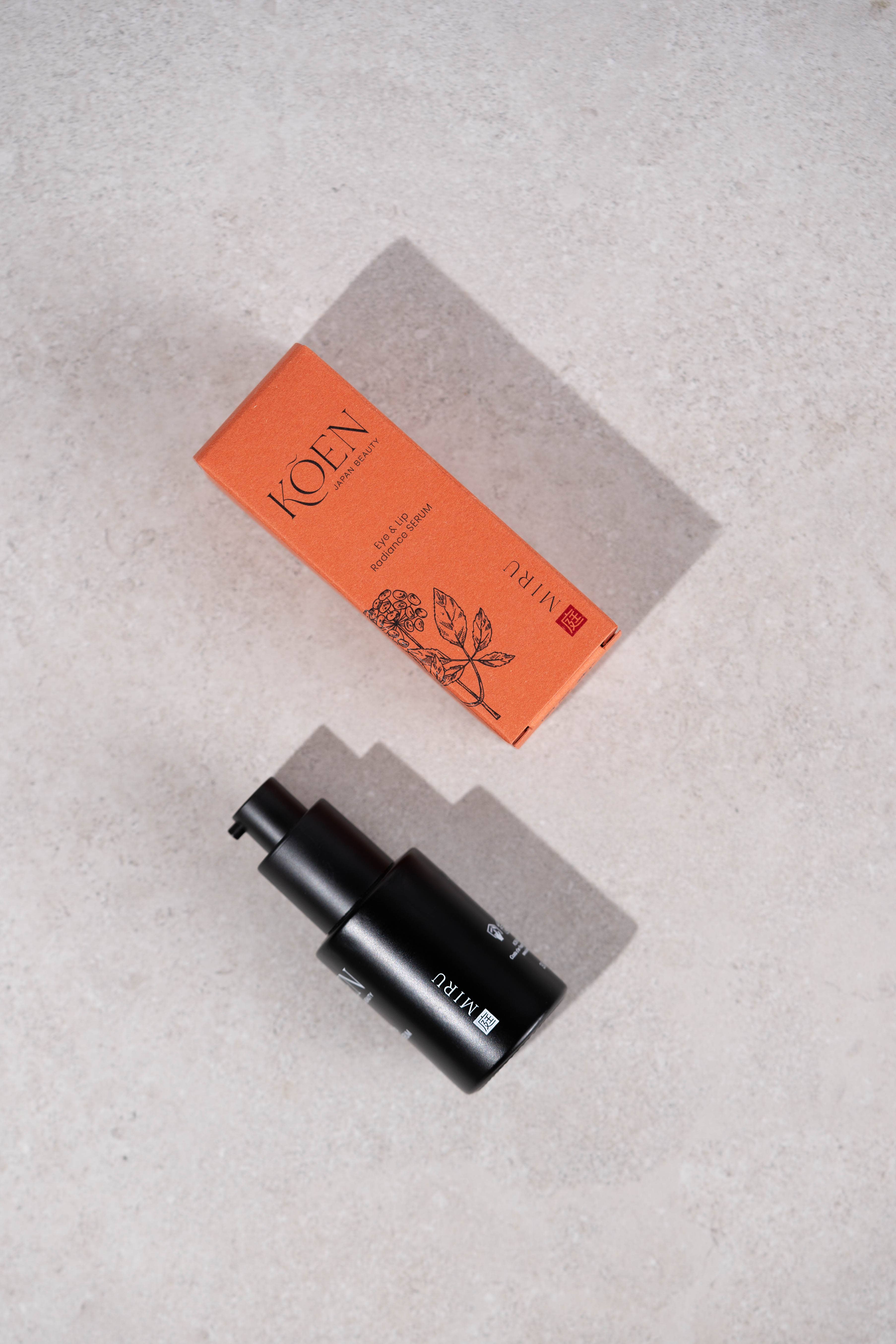 Koen Japan Beauty (Tertech Lab, SLU) – Creme/gel para os olhos por atacado – Sérum Radiância MIRU para Contorno dos Olhos e Lábios 30 ml3