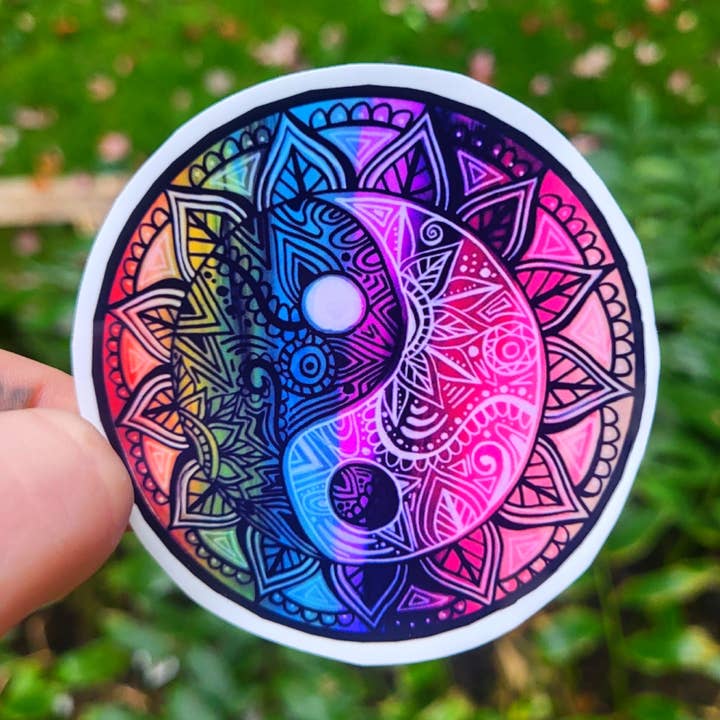 Yin & Yang Stickers for wholesale by Wild & rare