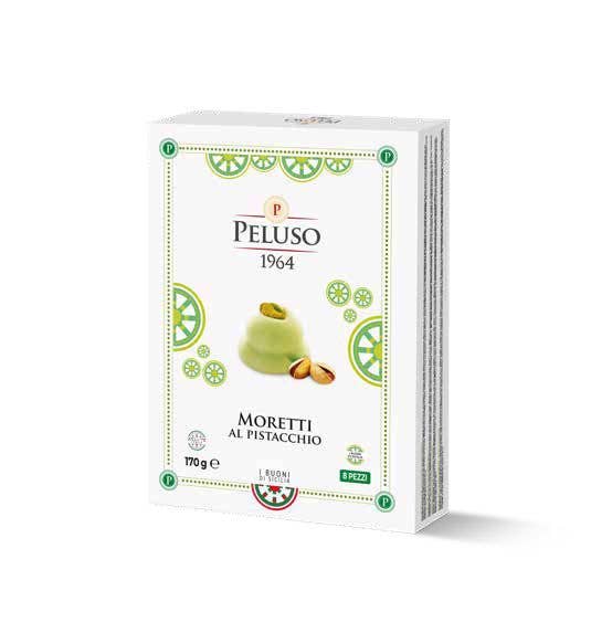 DOLCI PELUSO SRL - Wholesale Cookie - PISTACHIO MORETTI WITH PISTACHIO CREAM