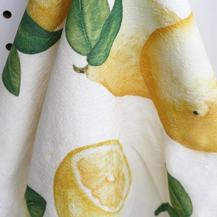 Honey Brush Design® - Wholesale Tea Towel - Lemons Tea Towel3