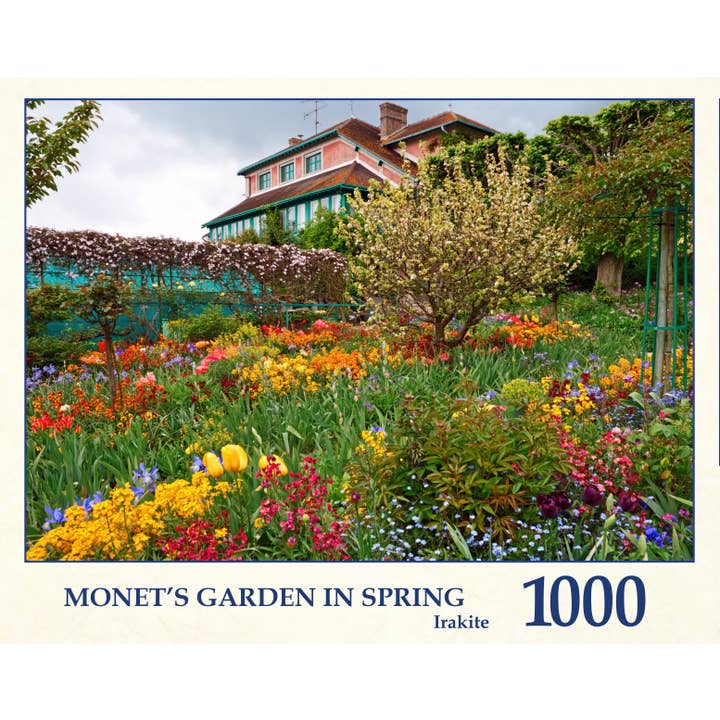 Monet's Garden In Spring-1000 piece Jigsaw Puzzle for wholesale by Tau Puzzles
