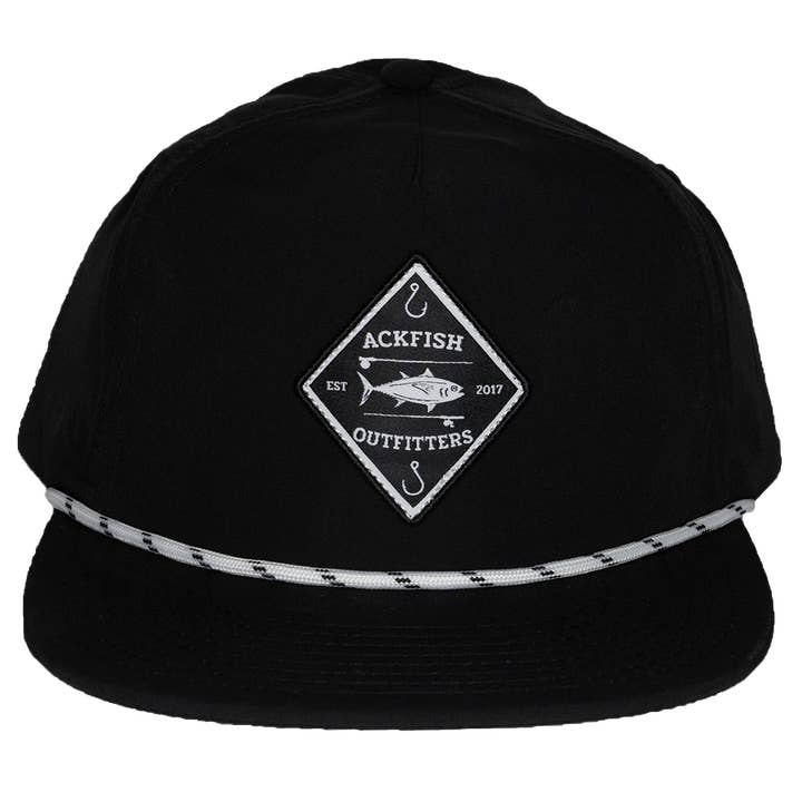 Albie Performance Snapback - Black for wholesale by AckFish Outfitters
