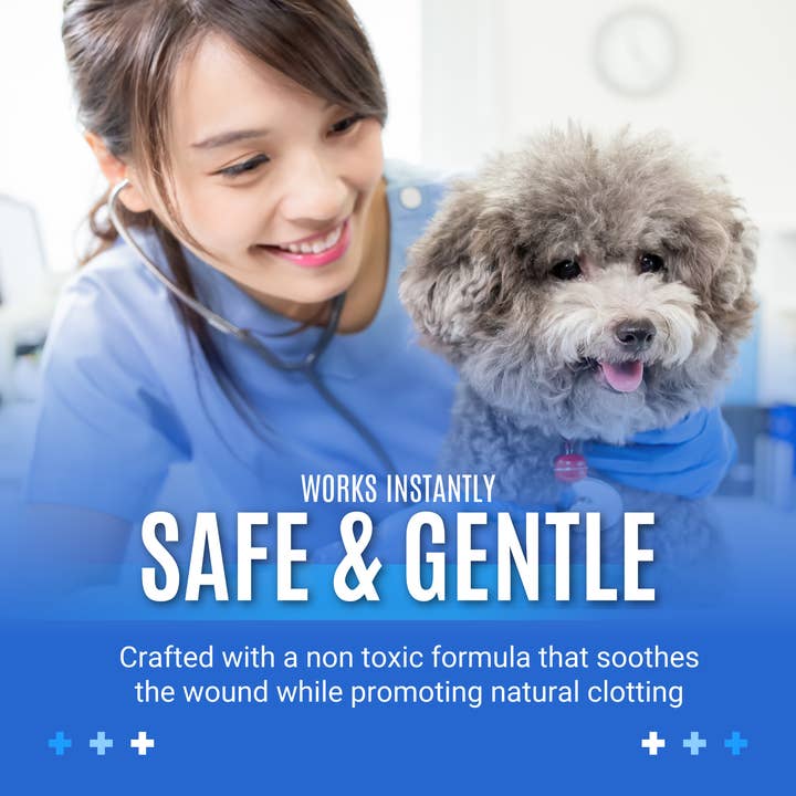 GENTS FINE GROOMING PRODUCTS - Wholesale Pet grooming aid – Dog - Pet First Aid Styptic Powder for Animals 1oz Stops bleeding5