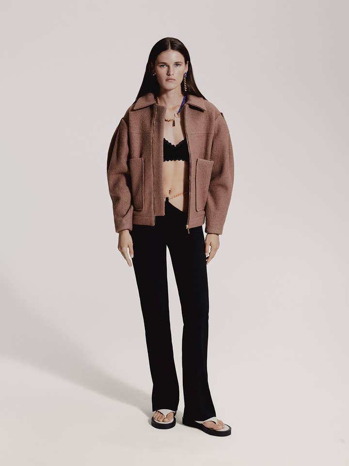 CUT OUT TROUSERS WITH CHAIN for wholesale by JCPAJARES