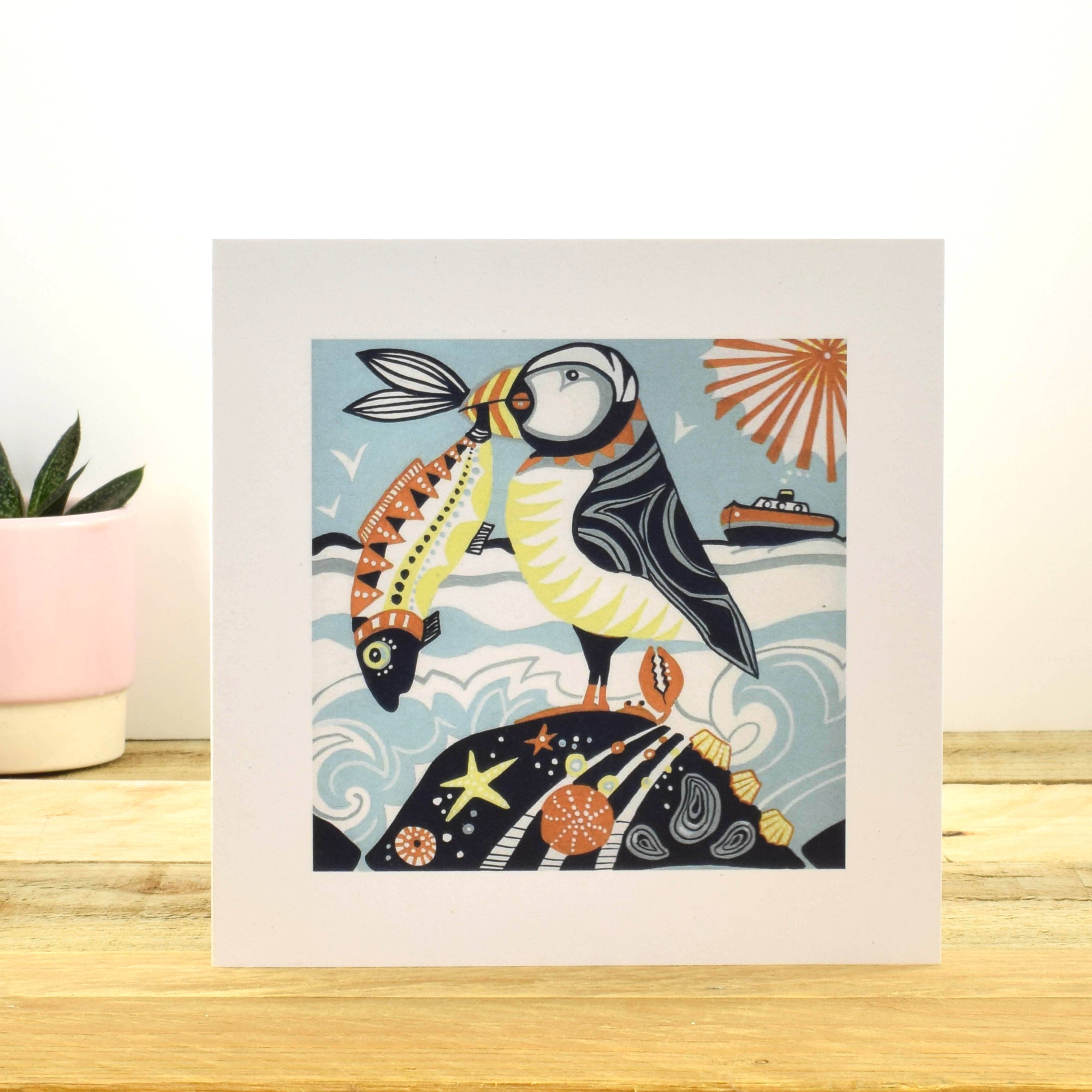 Port and Lemon – Großhandel Grußkarten für den Alltag – Grußkarte „Proud as a Puffin“1