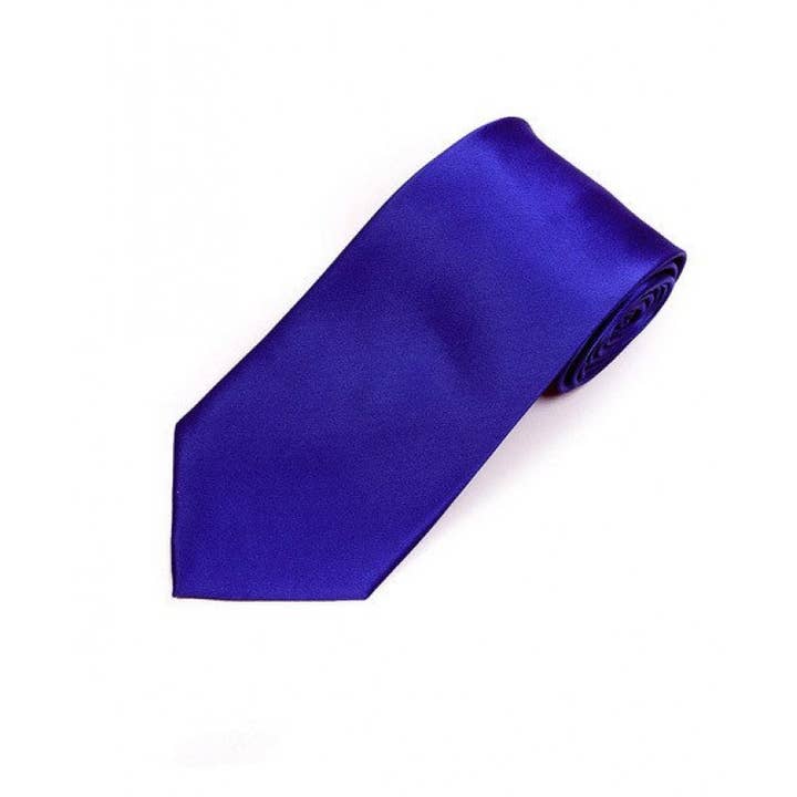 Silk solid satin tie 1551301 for wholesale by InstantFigure