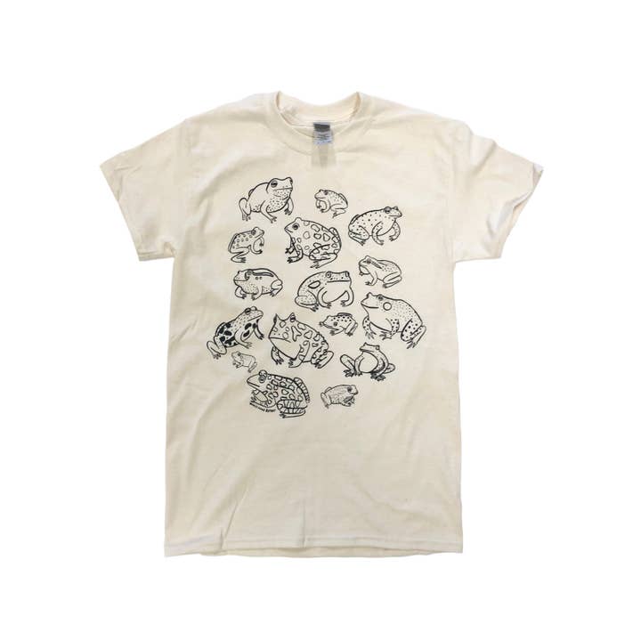 Molly Anne Bishop - Wholesale Screen Printed T-Shirt - Unisex - Frog Fan Tee