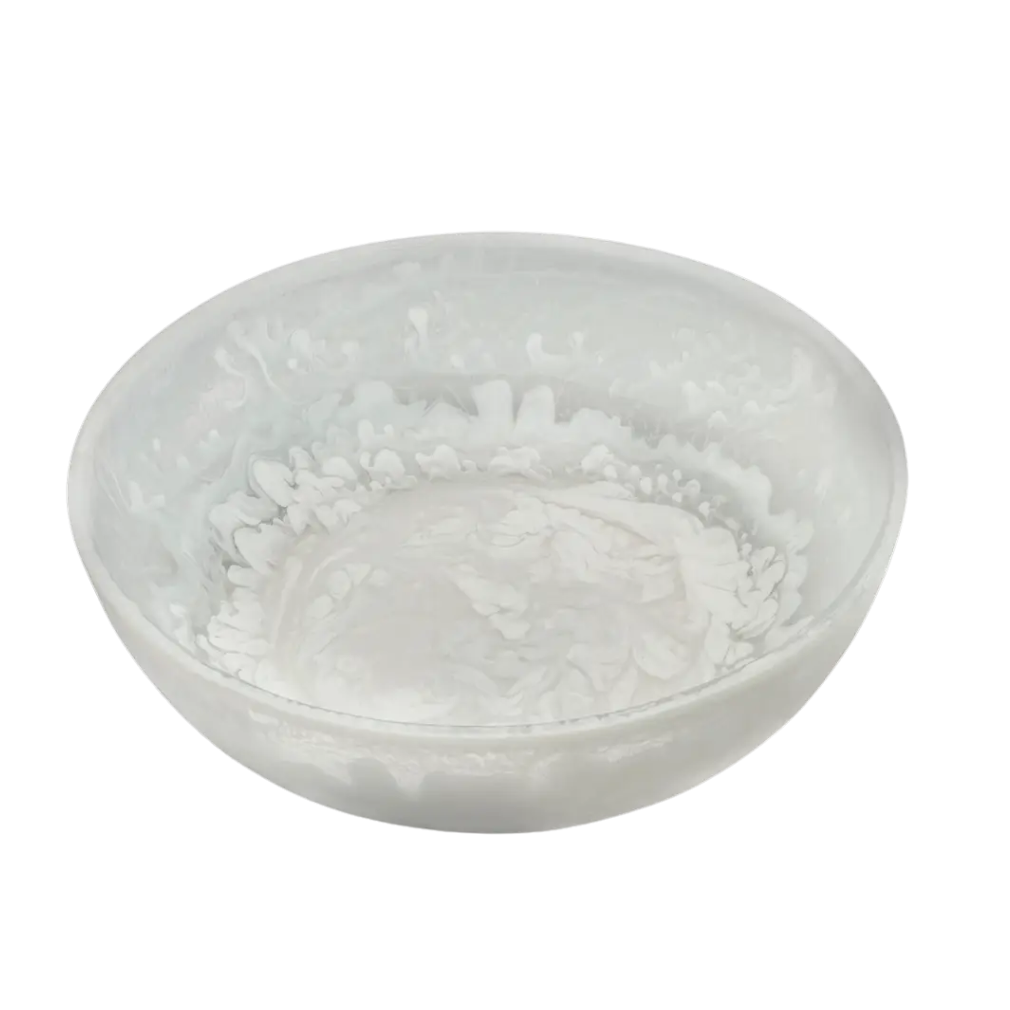 Inspired Generations – Tigela de servir por atacado – Tigela Acrílica Branca com Efeito Espiral e Talheres para Salada2