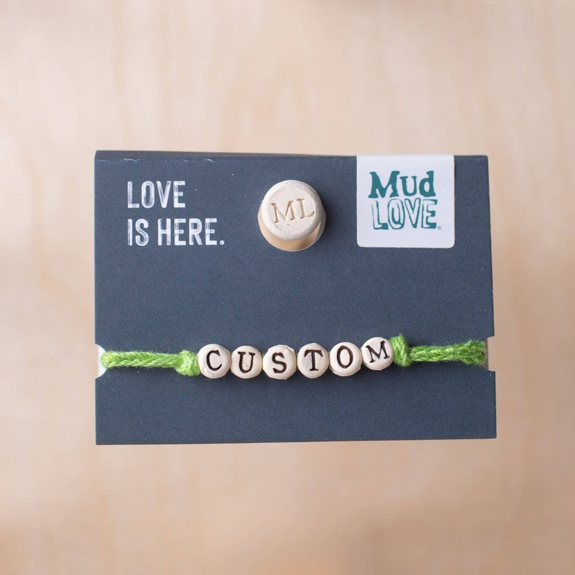 MudLOVE - Wholesale Woven/Braided Bracelet - Custom Friendship Bracelets on Hand-woven Cotton Cord25