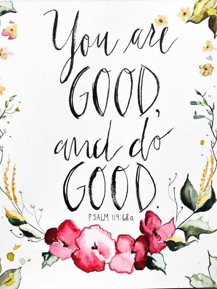 “You Are GOOD” 8x10 Print for wholesale by The Painted Katie
