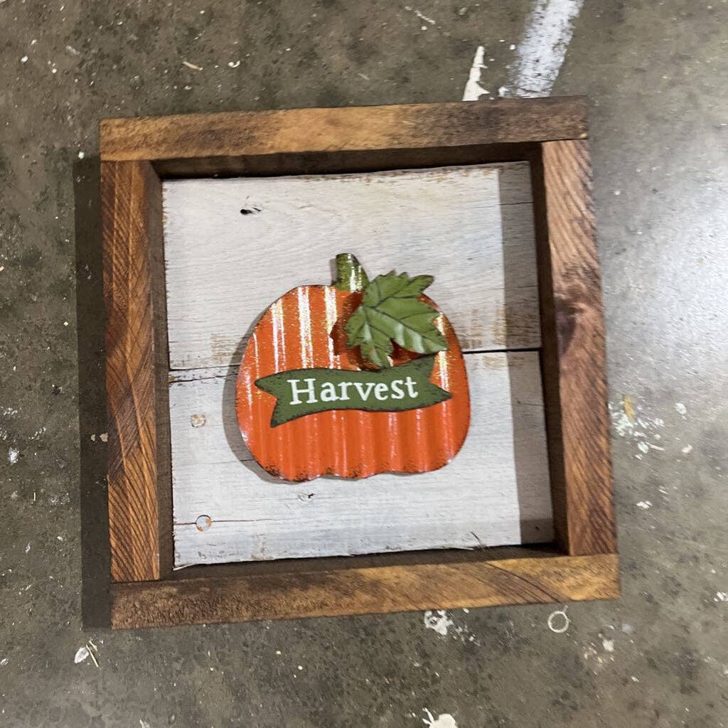 orange harvest (metal pumpkin) for wholesale on Faire0