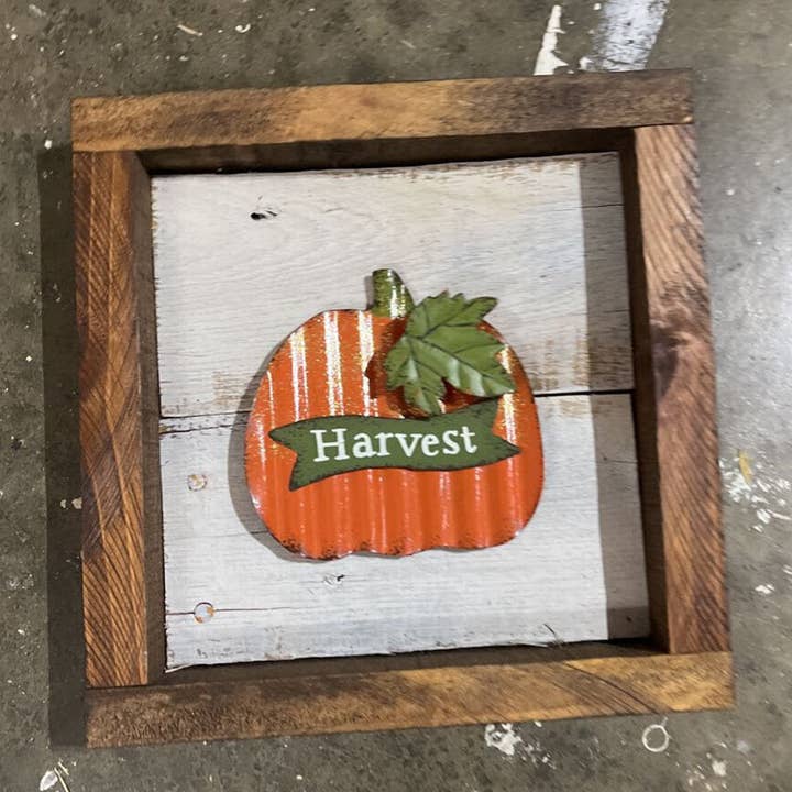 orange harvest (metal pumpkin) for wholesale on Faire0